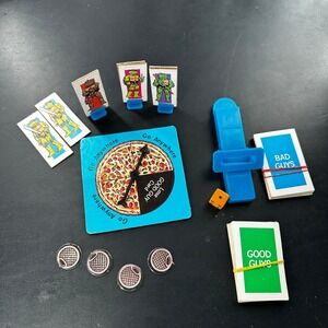 Teenage Mutant Ninja Turtles Board Game Replacement Parts Vintage 80s Multi